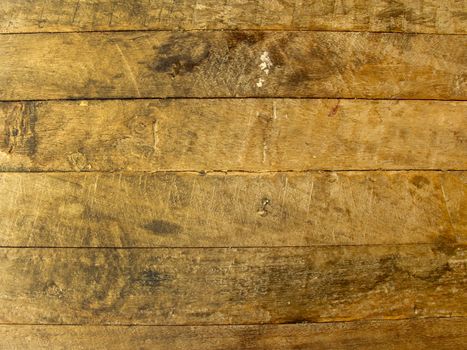 Texture of old brown wood plank board