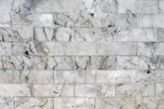 Texture of white grey marble wall