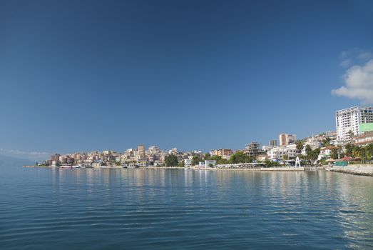 sarande town in albania