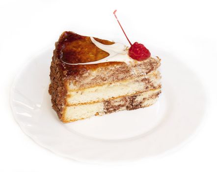 Sweet appetizing fresh torte