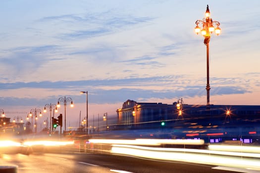 View of the road in the city of Trieste