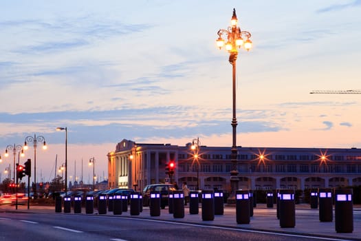 View of the road in the city of Trieste