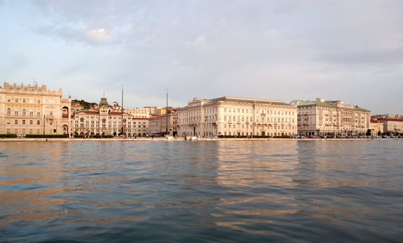 View of Piazza Unità d'Italia, Trieste - Italy