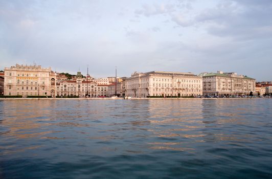View of Piazza Unità d'Italia, Trieste - Italy