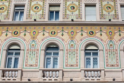 View of Government House in Trieste - Italy