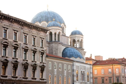 View of Orthodox Church of St. Spyridon, Trieste