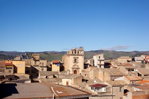 View of St. Giuseppe church, Leonforte