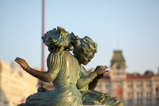 Photo of "Le Sartine", Statues in Trieste - Italy