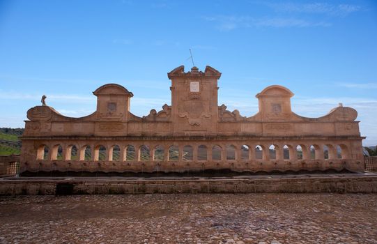 Granfonte, Baroque fountain in Leonforte, Sicily - Italy