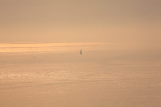 Photo of a Boat in the sea, Duino - Trieste