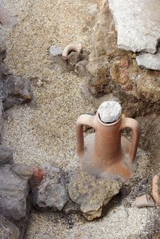 Ancient Vase in the sand