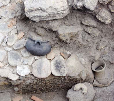 Ancient Vase in the sand