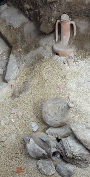 Ancient Vase in the sand