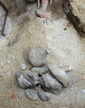 Ancient Vase in the sand