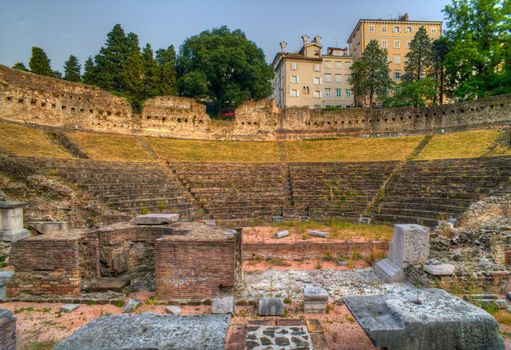 Roman Theater in Trieste, Italy