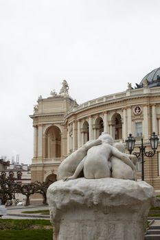 View of Opera and ballet house in Odessa, Ukraine