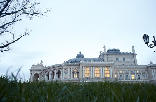 View of Opera and ballet house in Odessa, Ukraine
