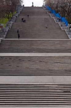 View of the Potemkin steps in Odessa, Ukraine