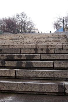 View of the Potemkin steps in Odessa, Ukraine