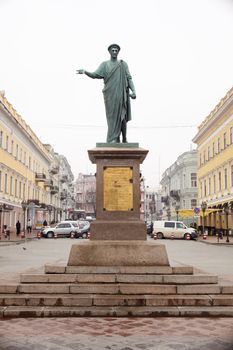 Monument to Rishelie Dyuk, Odessa - Ukraine