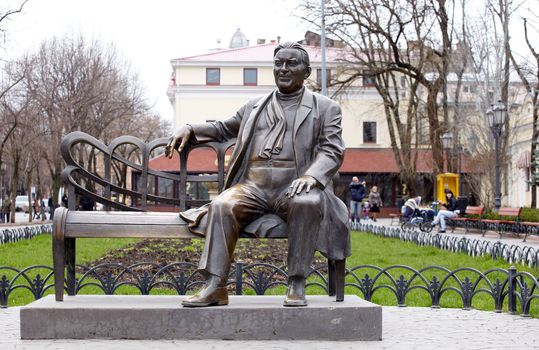Bronze Monument in Odessa, Ukraine