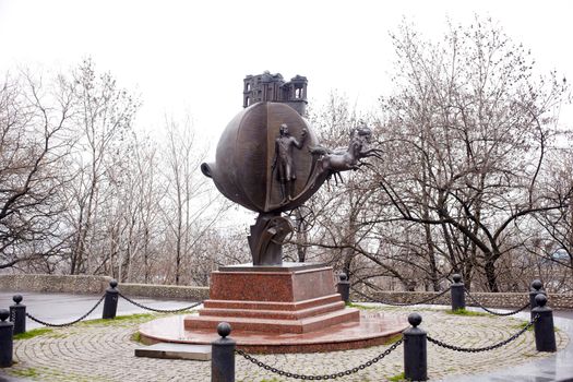 Bronze Monument in Odessa, Ukraine