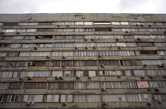 Soviet-era apartment block in Kiev - Ukraine