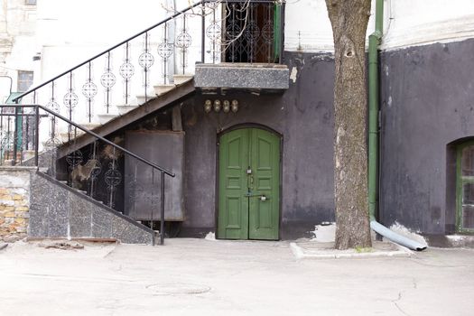 Photo of a Green door
