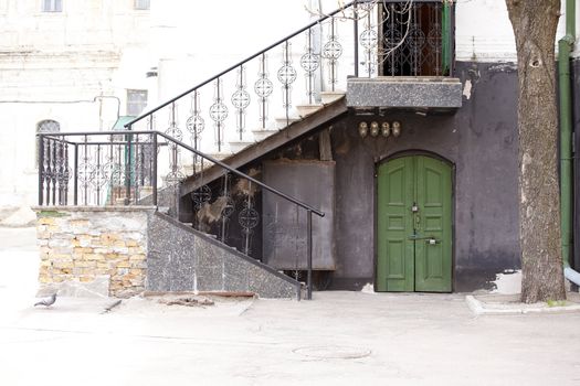 Photo of a Green door