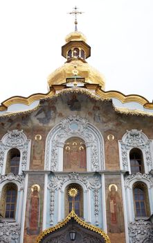 View of Pechersk Lavra monastery in Kiev, Ukraine