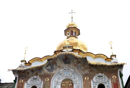 View of Pechersk Lavra monastery in Kiev, Ukraine