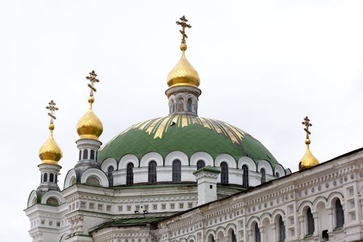 View of Pechersk Lavra monastery in Kiev, Ukraine