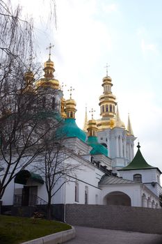 View of Pechersk Lavra monastery in Kiev, Ukraine