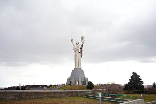 Monument of the Motherland in Kiev - Ukraine