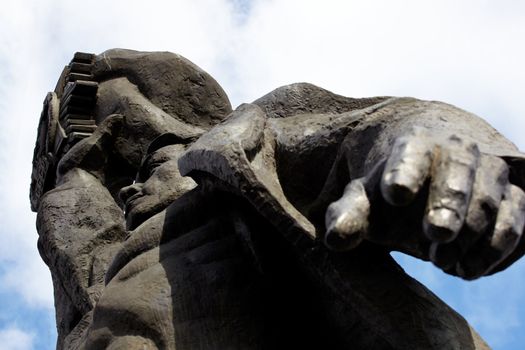 Monument to Reunion of Ukraine and Russia in Kiev, Ukraine