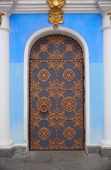 Door of St. Michael's cathedral in Kiev, Ukraine