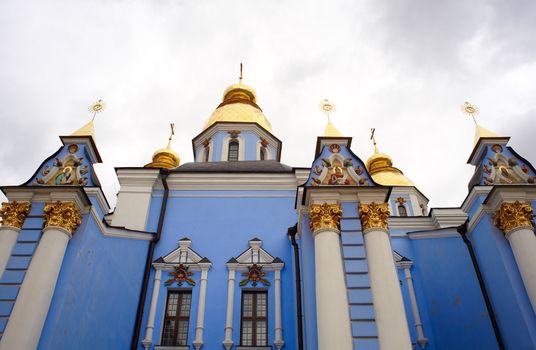View of St. Michael's cathedral in Kiev, Ukraine
