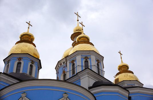 View of St. Michael's cathedral in Kiev, Ukraine