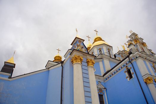 View of St. Michael's cathedral in Kiev, Ukraine