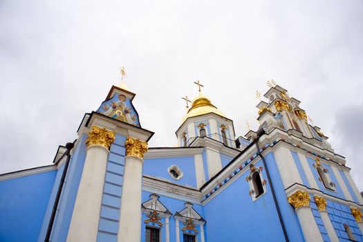View of St. Michael's cathedral in Kiev, Ukraine