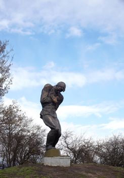 Bronze monument, The Great Patriotic War Museum in Kiev - Ukraine