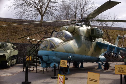 Helicopter, Museum of the Great Patriotic War in Kiev - ukraina