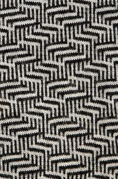 cottons wool needlework black white zigzags background