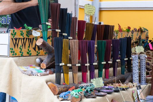A lot of various scented Incense sticks