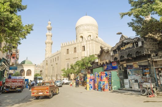 cairo old town in egypt mosque