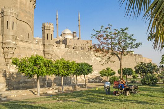 cairo citadel in egypt landmark