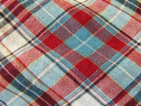 A background image of some plaid fabric