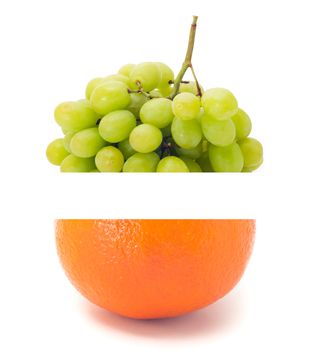 Fruit. mixed Fruit on the white background