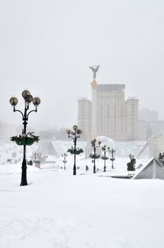 Kiev in the winter