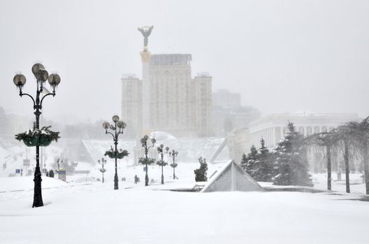 Kiev in the winter